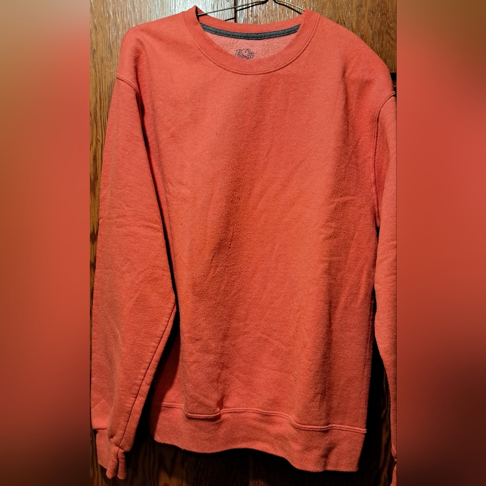 Red Fruit Of The Loom Crewneck Sweatshirt